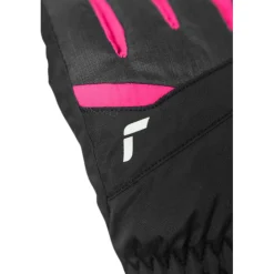 Handschoenen & Wanten|Wintersport-Reusch Bennet R-TEX XT handschoenen junior black black melange pink glo