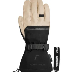 Handschoenen & Wanten|Wintersport-Reusch Duality R-WOOL handschoenen heren tan black