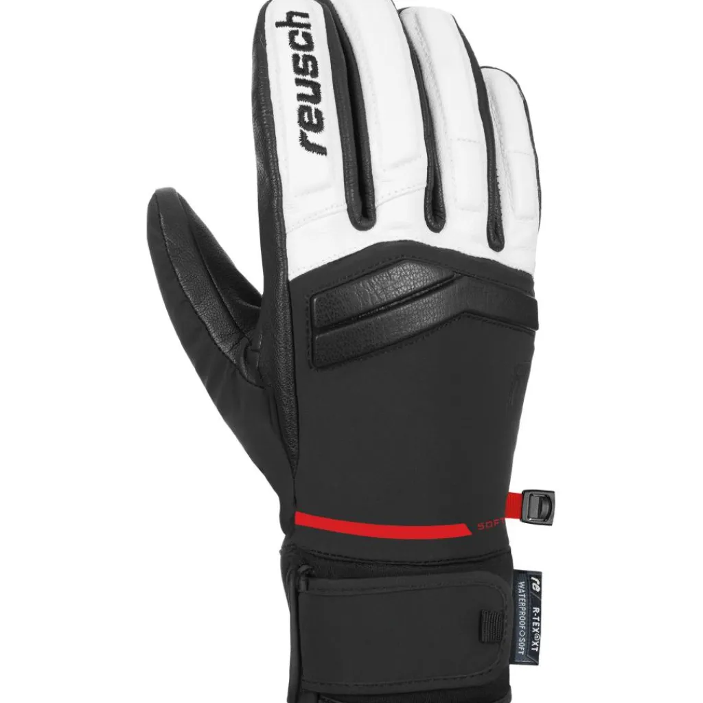 Handschoenen & Wanten|Wintersport-Reusch Dylan R-TEX XT handschoenen heren white black fire red