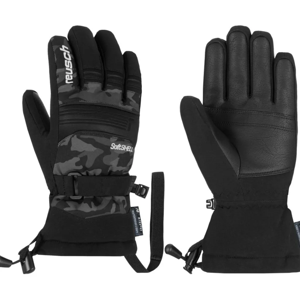 Handschoenen & Wanten|Wintersport-Reusch Kondor R-TEX XT handschoenen junior dark camo black