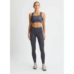 Sportbroek-Röhnisch 112231 sportlegging dames dk plum emboss