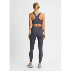 Sportbroek-Röhnisch 112231 sportlegging dames dk plum emboss