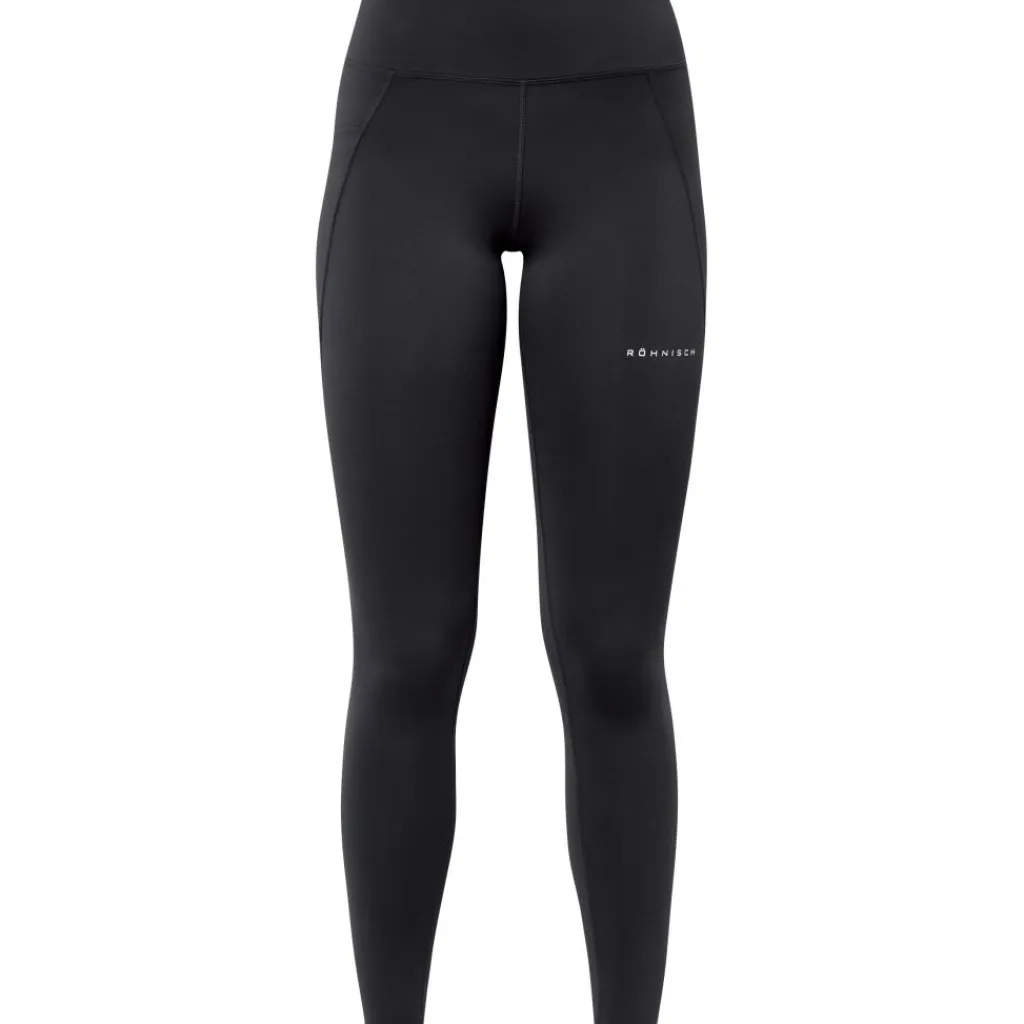 Röhnisch Flattering Regular Waist sportlegging dames black< Sportbroek