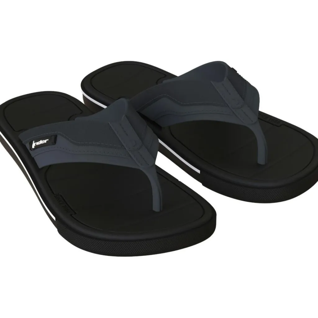 Rider Spin slippers heren black< Slippers