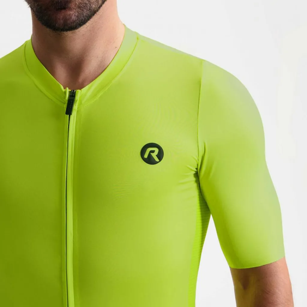 Rogelli Distance fietsshirt heren lime< Fietskleding
