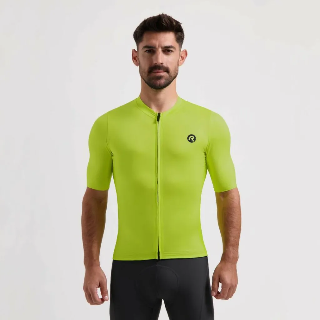 Rogelli Distance fietsshirt heren lime< Fietskleding