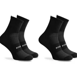 Rogelli Essential fietssokken zwart 2-pack< Fietskleding