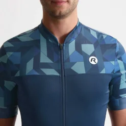 Rogelli Essential Graphic fietsshirt heren blauw< Fietskleding
