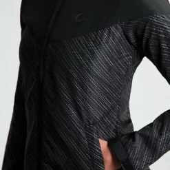 Rogelli Essential Hi Vis hardloopjack dames zwart  reflection< Hardloopkleding