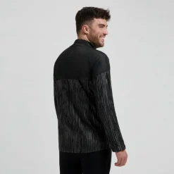 Hardloopkleding-Rogelli Essential Hi Vis hardloopjack heren zwart reflection