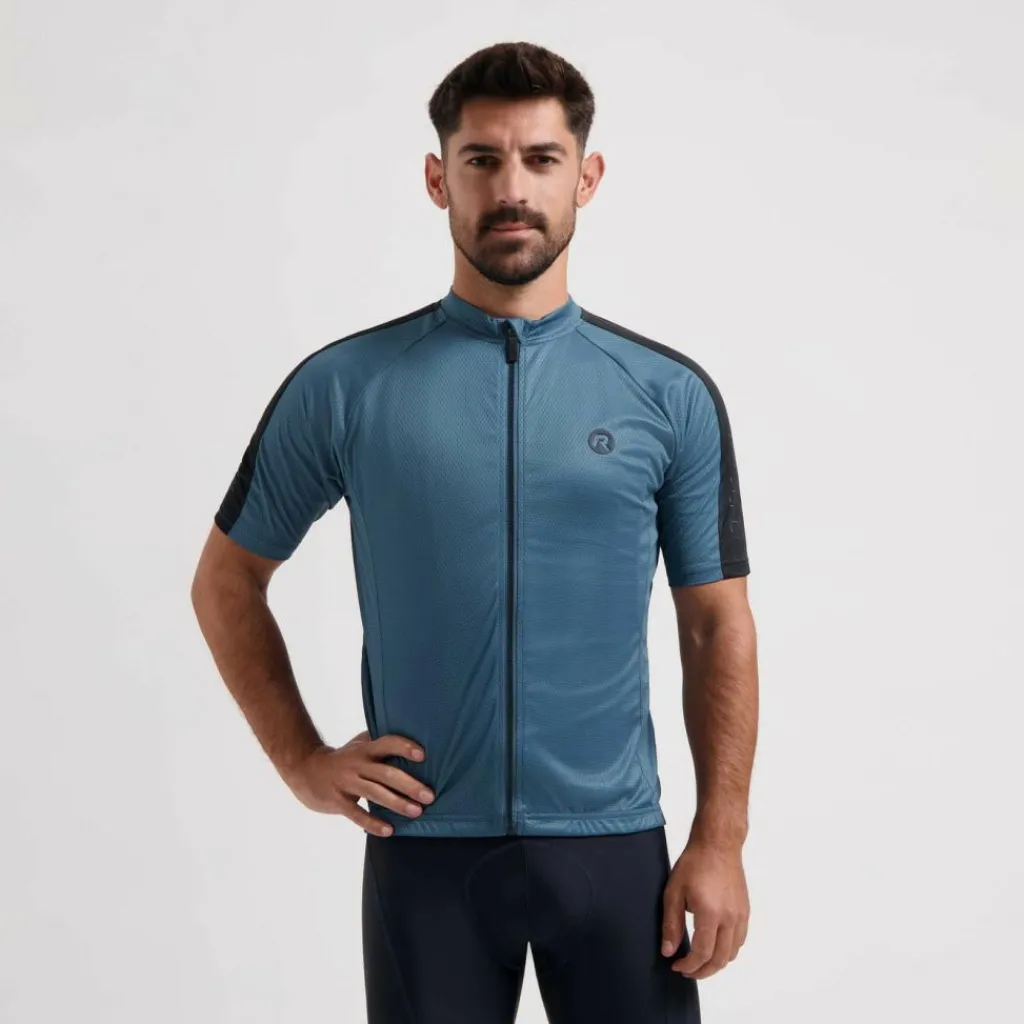 Fietskleding-Rogelli Explore fietsshirt heren blauw