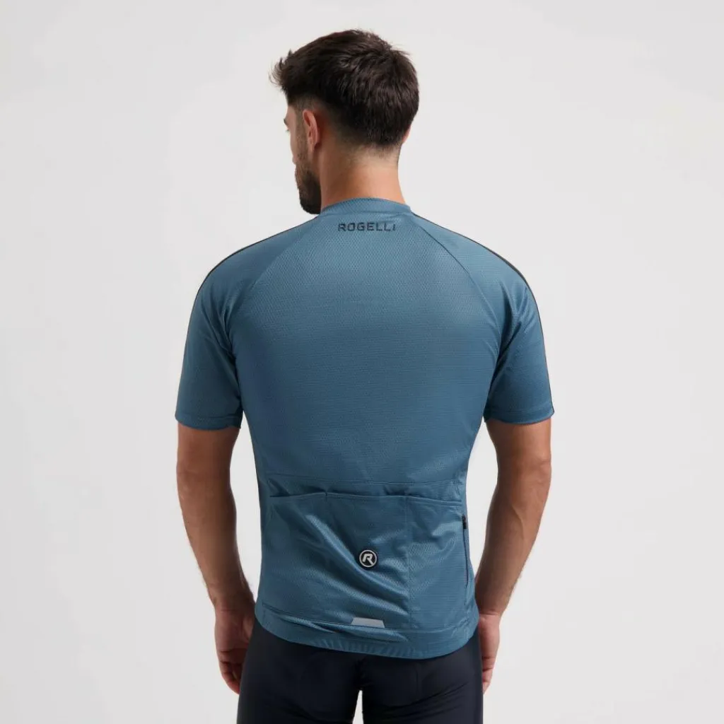Fietskleding-Rogelli Explore fietsshirt heren blauw