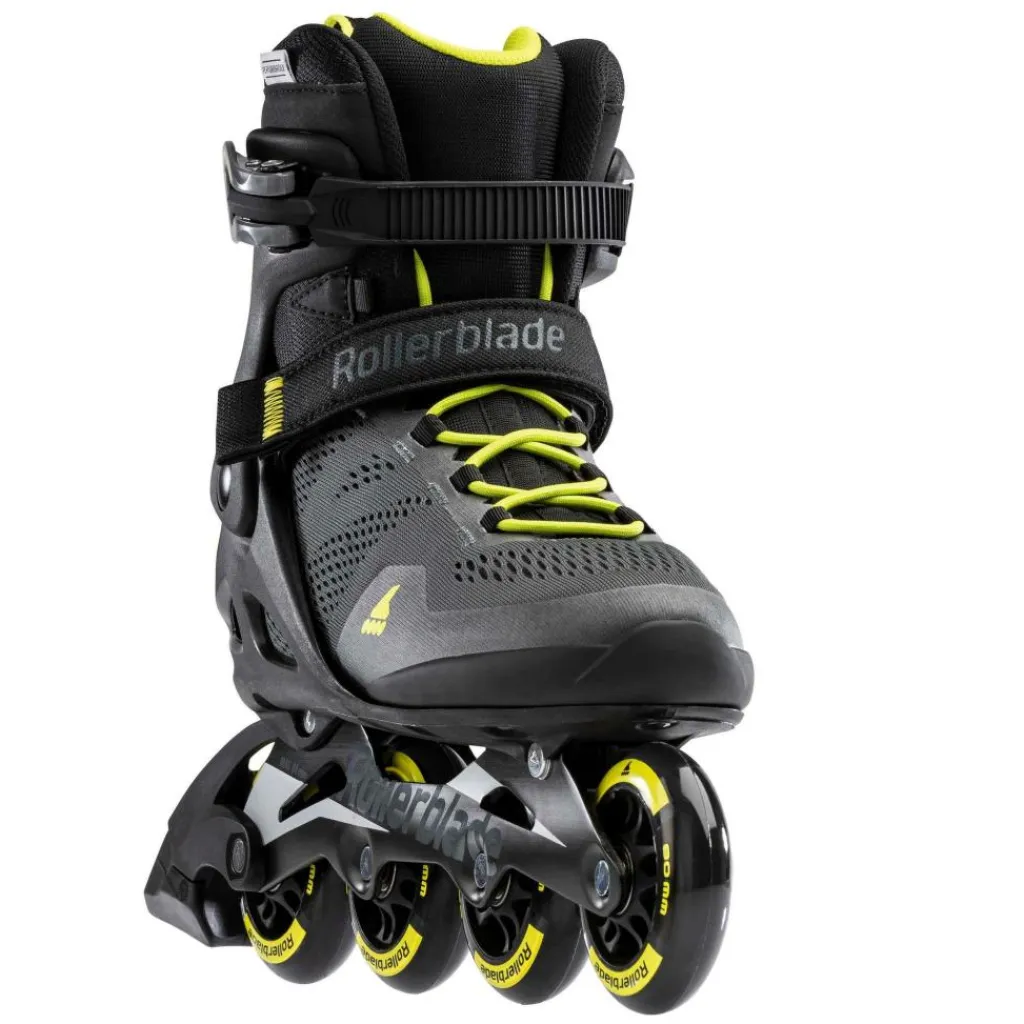 Rollerblade Macroblade 80 inline skates heren black lime< Inline Skates