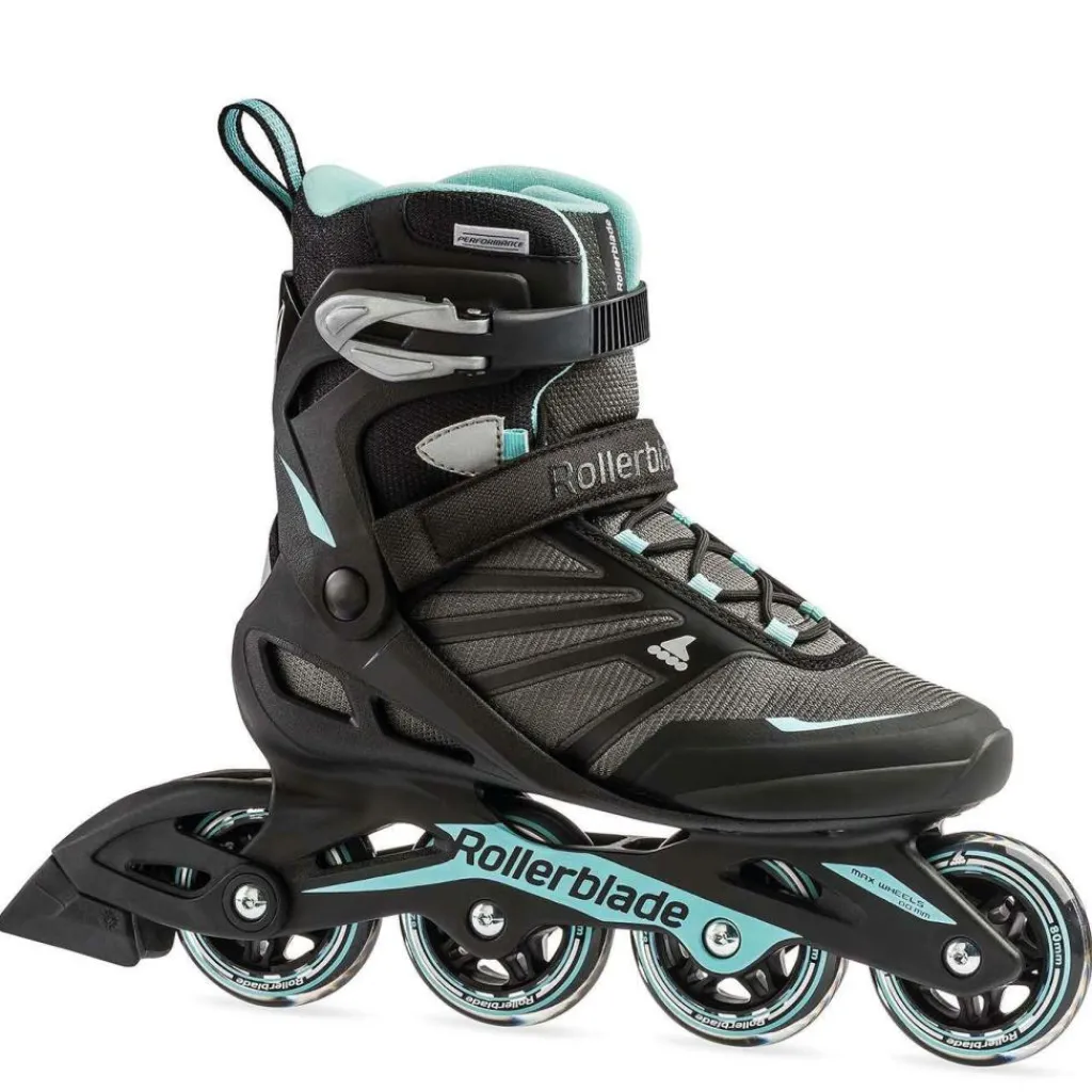 Rollerblade Zetrablade W inline skates dames black light blue< Inline Skates
