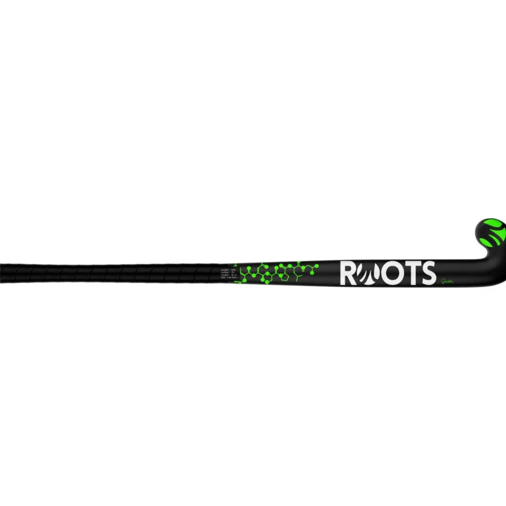 Roots Genetics 70 Mid Bow hockeystick black green< Hockeystick