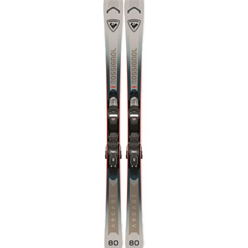 Ski's|Wintersport-Rossignol Arcade 80 25 - 26 ski's met Xpress 10 GW binding