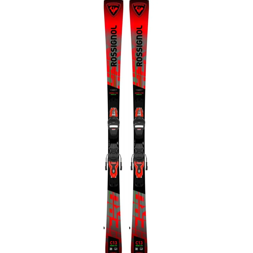 Rossignol Hero LTD 25 - 26 ski's met Xpress 11 binding< Ski's|Wintersport