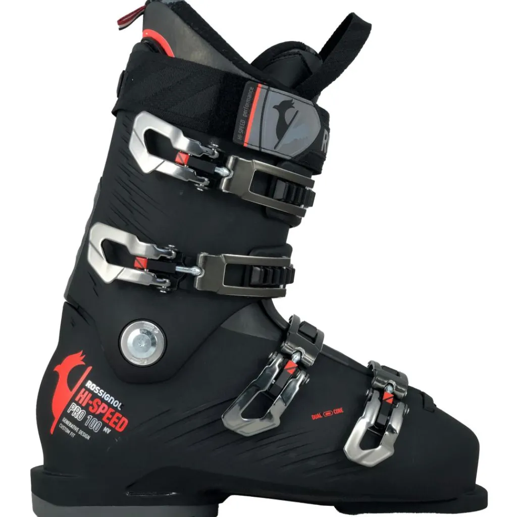 Skischoenen|Wintersport-Rossignol Hi-Speed Pro 100 MV skischoenen heren black red