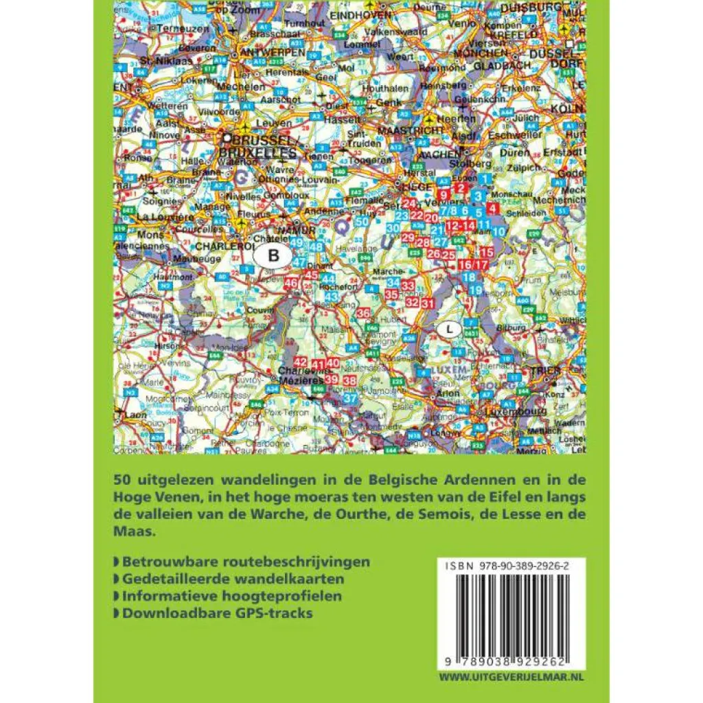 Rother Ardennen - Hoge Venen wandelgids< Reisboeken & Kaarten