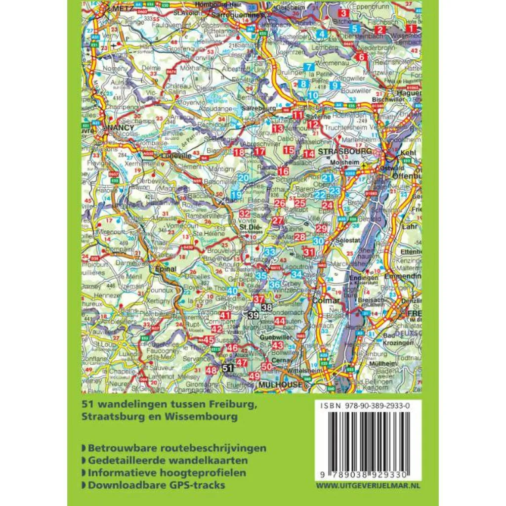 Rother Vogezen wandelgids< Reisboeken & Kaarten