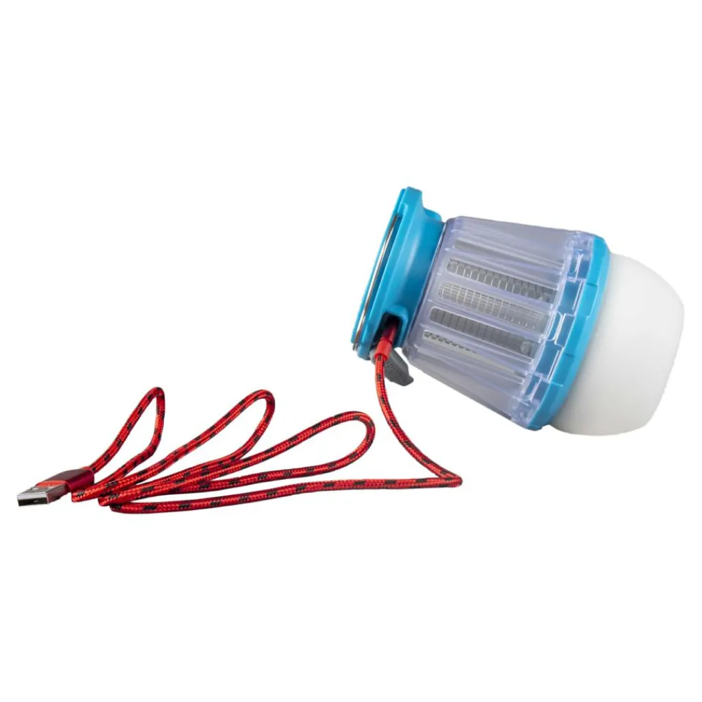 Verlichting|Verlichting Oplaadbaar-Rubytec Buzz USB Solar insectenlamp blue