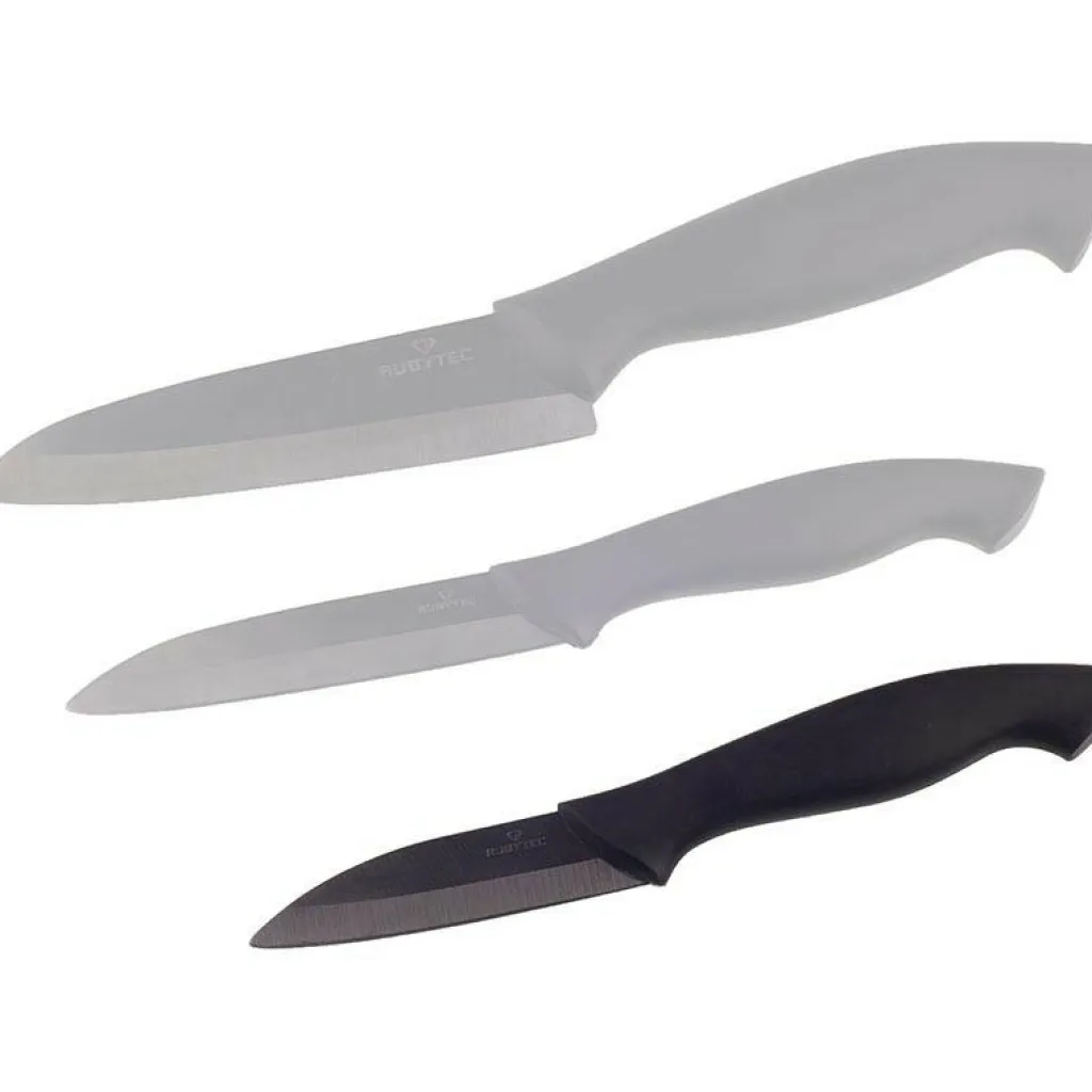 Rubytec Ceram keramisch keukenmes small black< Keukengerei
