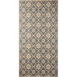 Safarica Safari beachmat 180 x 90 cm tiles grey beige< Buitenkleden & Tenttapijten