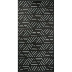 Buitenkleden &Amp; Tenttapijten-Safarica Safari beachmat 180 x 90 cm lacrimal black grey