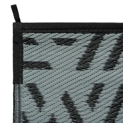 Safarica Safarimat buitenkleed 270 x 500 cm lacrimal black grey< Buitenkleden & Tenttapijten