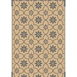Safarica Safarimat buitenkleed 270 x 400 cm tiles grey  beige< Buitenkleden & Tenttapijten