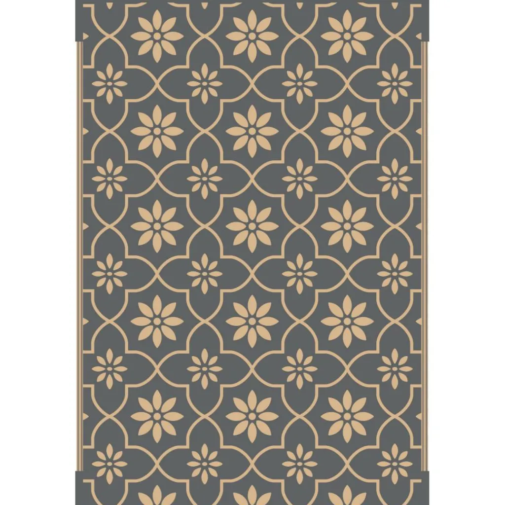 Safarica Safarimat buitenkleed 270 x 400 cm tiles grey beige< Buitenkleden & Tenttapijten