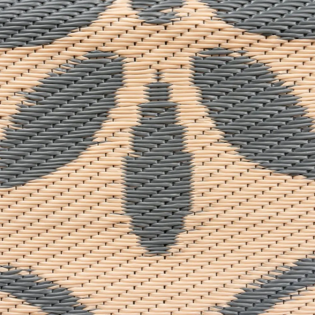 Safarica Safarimat buitenkleed 270 x 400 cm tiles grey beige< Buitenkleden & Tenttapijten