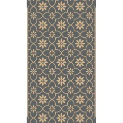 Buitenkleden &Amp; Tenttapijten-Safarica Safarimat buitenkleed 270 x 500 cm tiles grey  beige