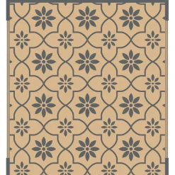 Safarica Safarimat buitenkleed 270 x 300 cm tiles grey  beige< Buitenkleden & Tenttapijten