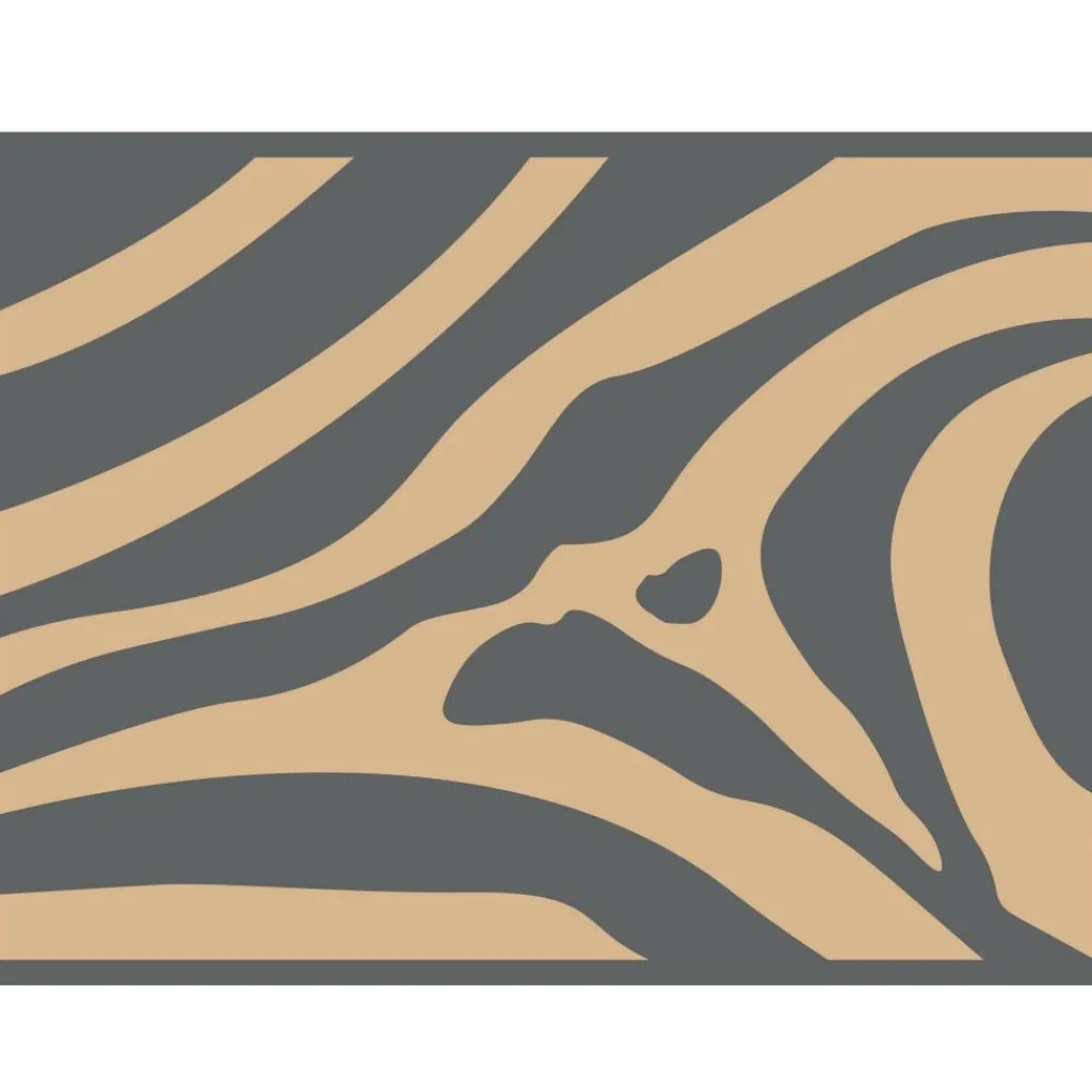 Safarica Safarimat buitenkleed 270 x 200 cm zebra beige< Buitenkleden & Tenttapijten