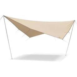 Safarica Shadow 350 TC tarp 350 x 350 cm beige indian tan dark grey< Luifels & Tarps