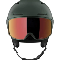 Skihelmen|Wintersport-Salomon Driver Pro SIGMA Photo MIPS skihelm green gables
