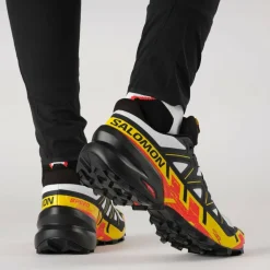 Hardloopschoenen-Salomon Speedcross 6 hardloopschoenen white black empyel