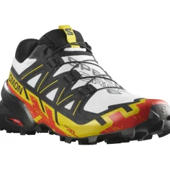 Hardloopschoenen-Salomon Speedcross 6 hardloopschoenen white black empyel