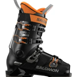 Skischoenen|Wintersport-Salomon S/Pro Alpha 100 LV skischoenen heren black orange  tiger dark grey