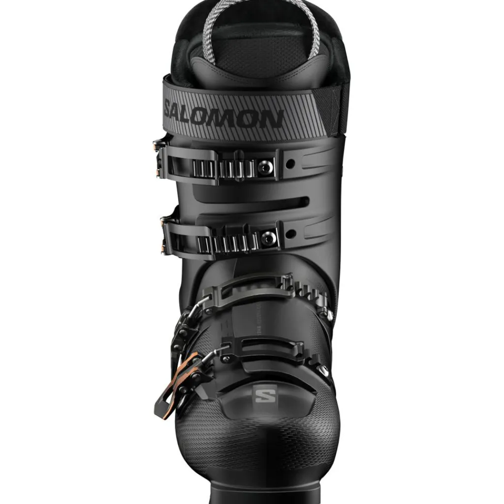 Salomon S/Pro Delta X90 skischoenen heren black dark grey metallic orange tiger< Skischoenen|Wintersport