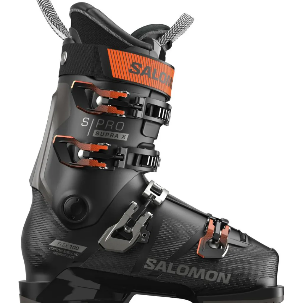 Skischoenen|Wintersport-Salomon S/Pro Supra MV X100 skischoenen heren black dark grey