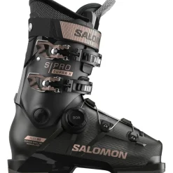Skischoenen|Wintersport-Salomon S/Pro Supra X90 MV BOA skischoenen dames black  beluga pink gold