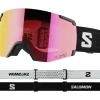 Salomon S-View skibril Sigma poppy red black< Skibrillen|Wintersport