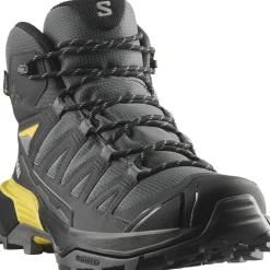 Salomon X ULTRA 360 GORE-TEX wandelschoenen heren castlerock black spicy mustard< Wandelen|Wandelschoenen