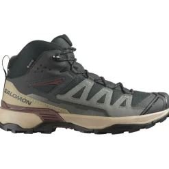 Wandelen|Wandelschoenen-Salomon X ULTRA 360 GORE-TEX wandelschoenen heren phantom desert tan rum raisin