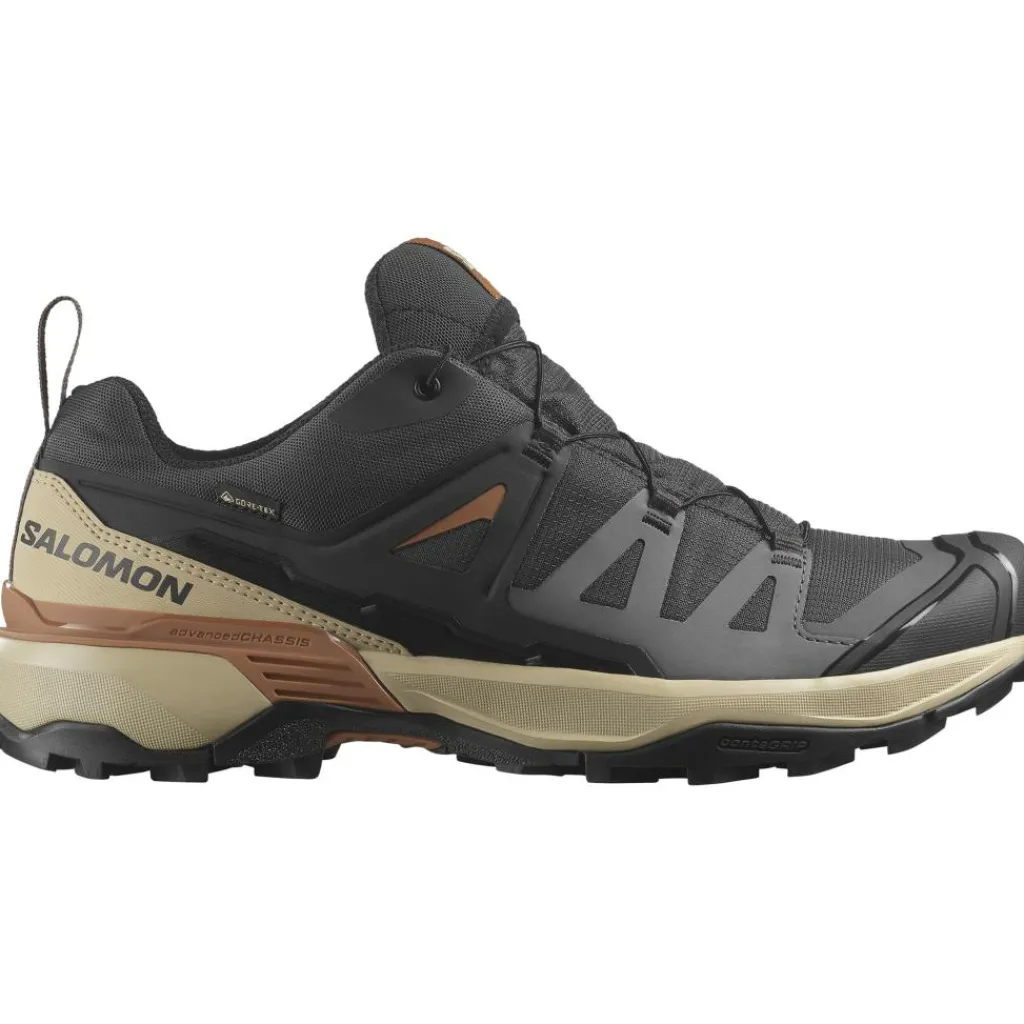 Wandelen|Wandelschoenen-Salomon X ULTRA 360 GORE-TEX wandelschoenen heren phantom safari caramel cafe