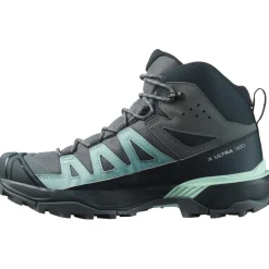 Salomon X ULTRA 360 GORE-TEX wandelschoenen dames turbulence carbon tourmaline< Wandelen|Wandelschoenen