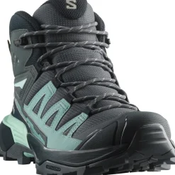 Salomon X ULTRA 360 GORE-TEX wandelschoenen dames turbulence carbon tourmaline< Wandelen|Wandelschoenen