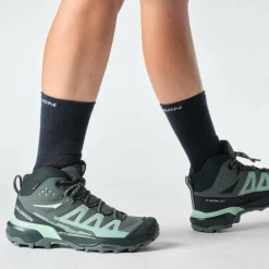 Salomon X ULTRA 360 GORE-TEX wandelschoenen dames turbulence carbon tourmaline< Wandelen|Wandelschoenen